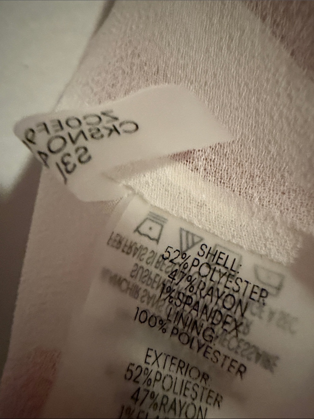 NWOT Calvin Klein Ivory Ruffle Wrap Midi Dress - Picture 8 of 8